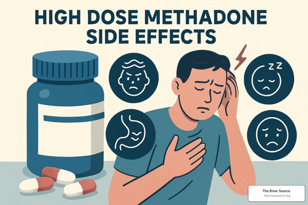 high dose methadone side effects